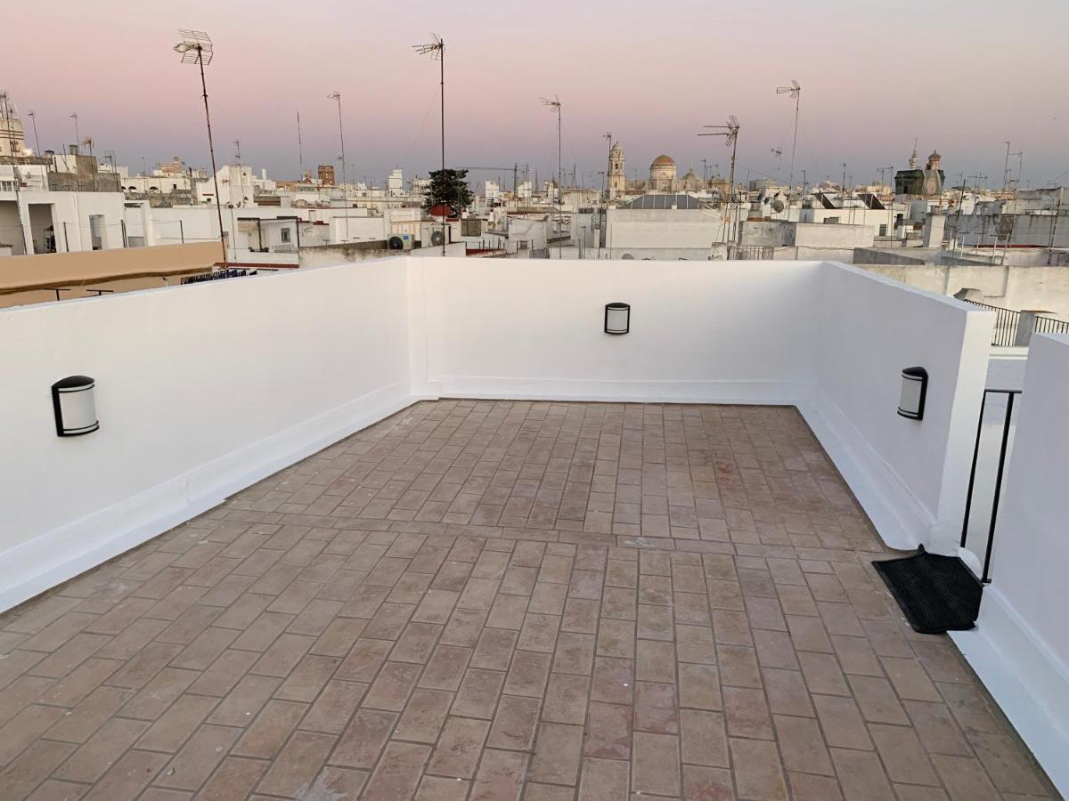 Апартаменти Atico Terraza Cadiz Centro Ascensor Playa De La Caleta Екстер'єр фото