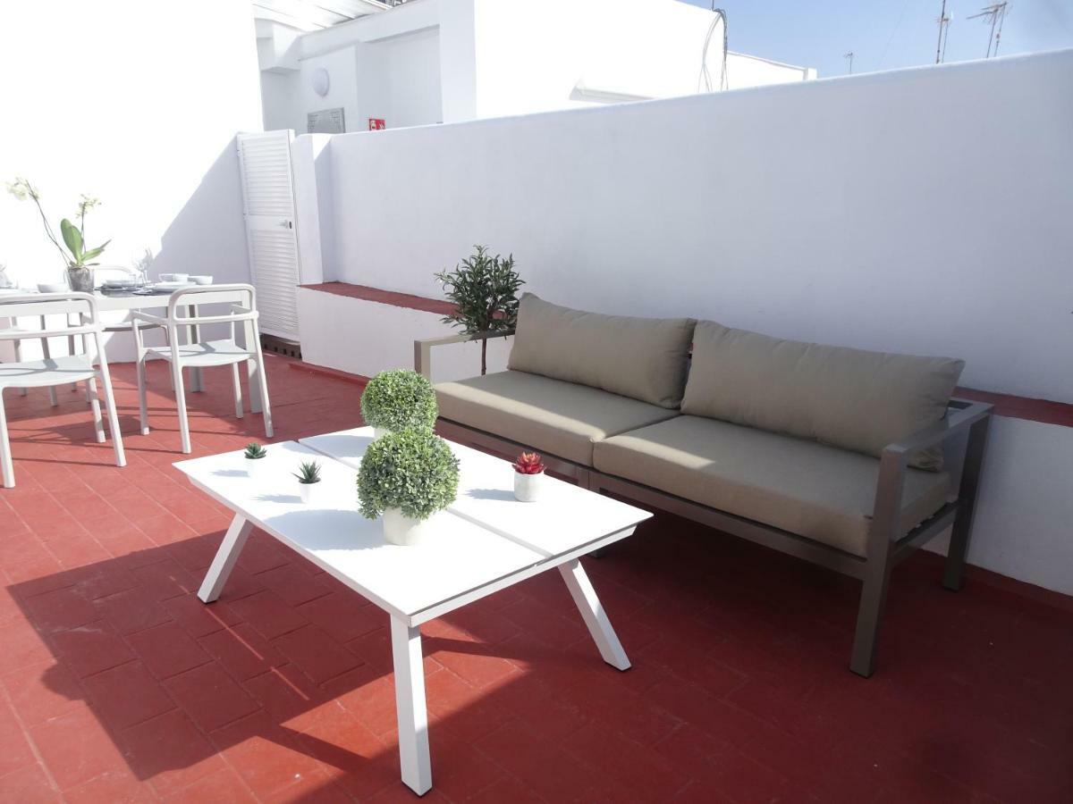 Апартаменти Atico Terraza Cadiz Centro Ascensor Playa De La Caleta Екстер'єр фото